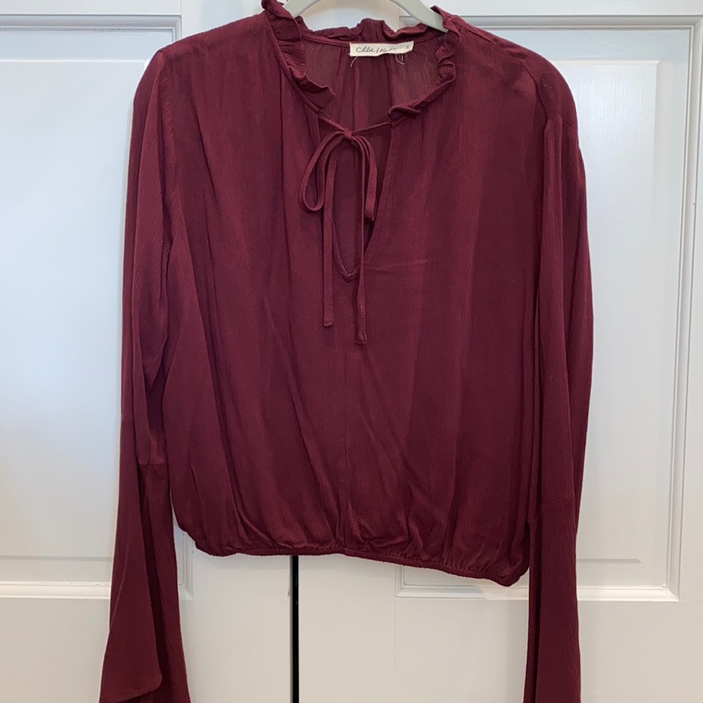 Cropped blouse